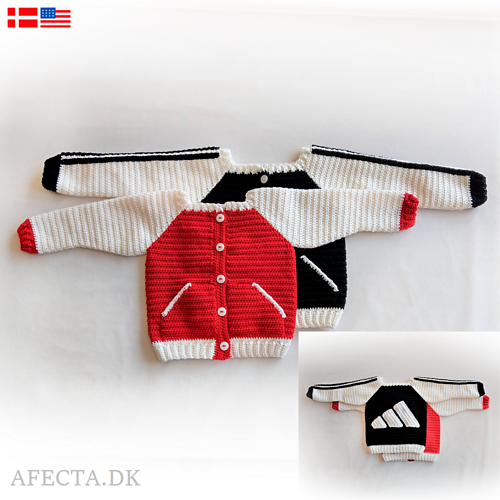 Ravelry Baseball jacket pattern by Afecta Marie Dalgaard