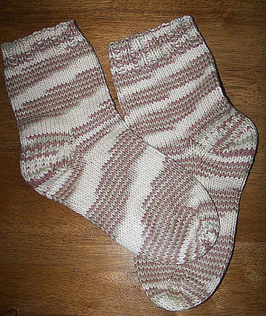 Ravelry Super Simple Worsted Weight Socks pattern by Teresa Allison