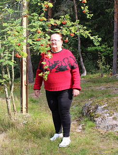 The model is 162 cm high, bust circ 135 cm.