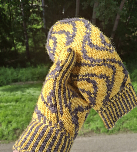 Slippery Road Ahead mittens photo 1