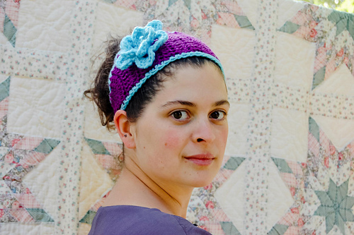 Tapered Flower Headband photo 4