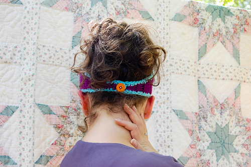 Tapered Flower Headband photo 6