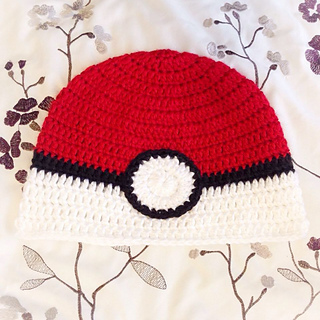 Ravelry: Pokeball Inspired Hat pattern by Alexandra Halsey