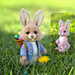 Easter Bunny Boy & Girl pattern