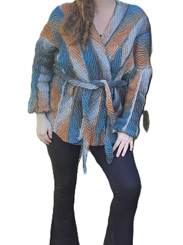 Cardigan "Dancing Leaves"