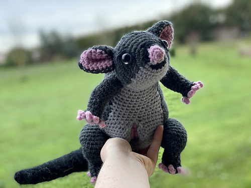 Ravelry: Brushtail Possum and Joey pattern by Rosaura Valdez