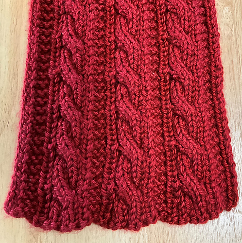 Closeup of Scarf