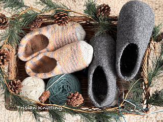 Felted slippers