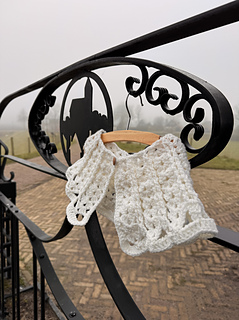 Lune collar crochet 