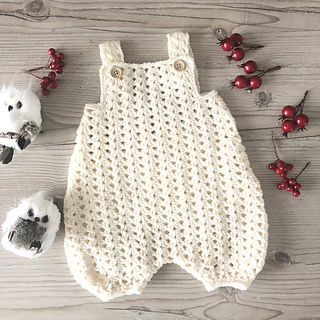 crochet baby romper