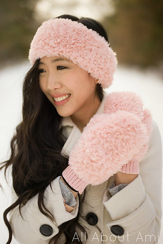 Faux Fur Mittens photo 5