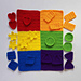 Colors and Shapes Play Mat pattern