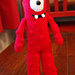 Bumpy Red Cyclops Amigurumi pattern 