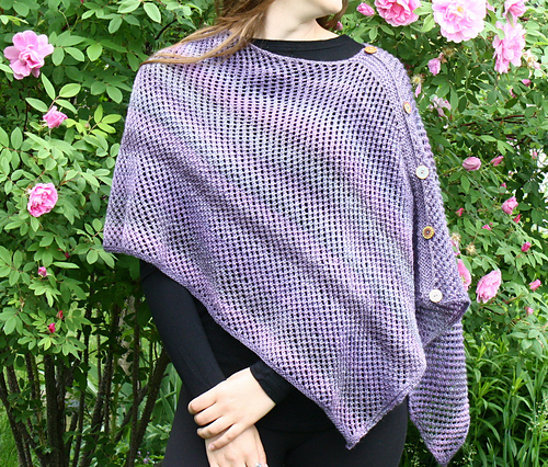 buttoned shawl
