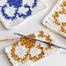 Easy Daisy Coasters pattern 