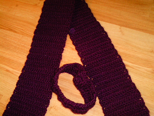 Soft rippled scarf and ear wrap photo 1