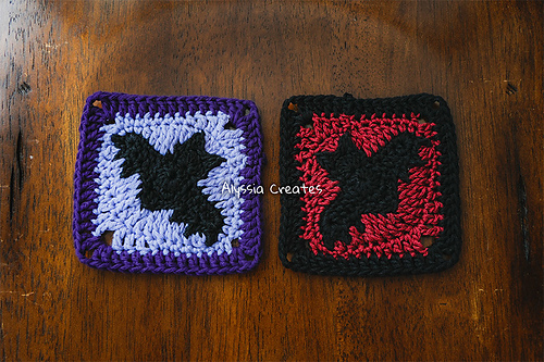 Bat Granny Square