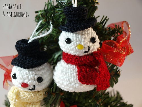 Snowman/ Muñeco de nieve - adorno Navidad photo 3