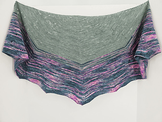 Star Chart Shawl - depicting the stars and constellations seen over the shop in Maple Grove, MN during the Minnesota Yarn Shop Hop 2026.