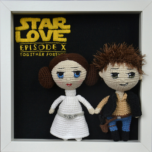 Leia and Han Solo photo 2