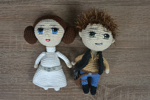 Leia and Han Solo photo 3