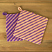 Magic Stripes Hot Pads pattern