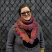 Amaranth triangle scarf pattern