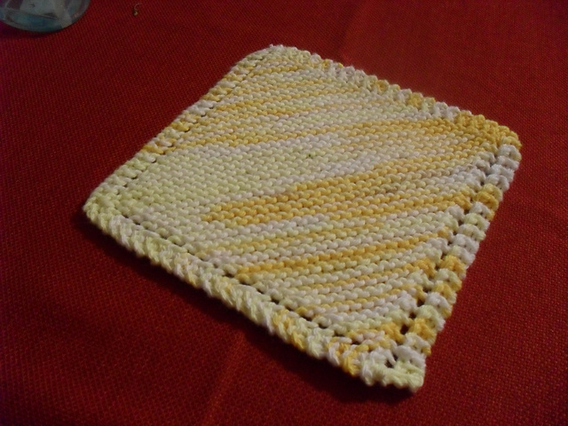 Ravelry: Basic Knitted Dishcloth pattern by Jane Lake