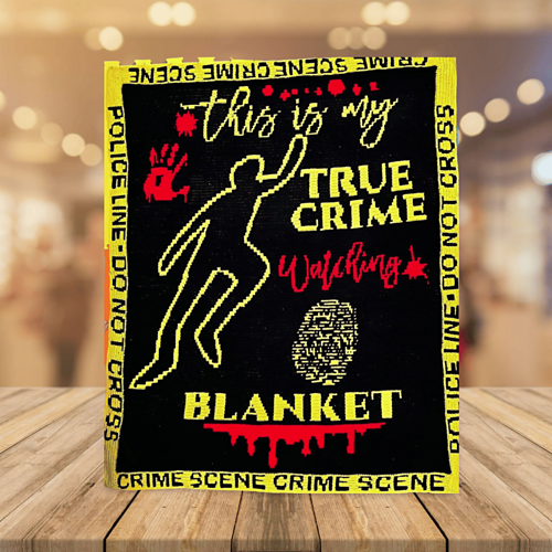 Ravelry True Crime Watching Blanket pattern by Angela Bolster