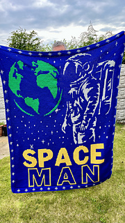 Space Man Blanket pattern