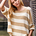 # 23 Lässiger Streifenpullover glatt rechts pattern 