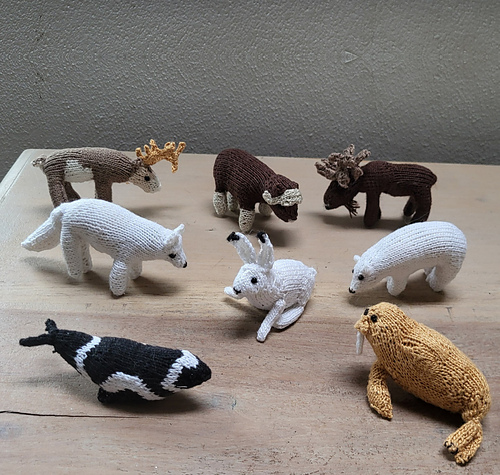 Arktiske dyr - Viv's Knits