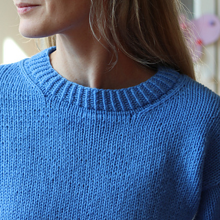 LAST LIGHT Sweater (Heavy Merino 'poppy blue')