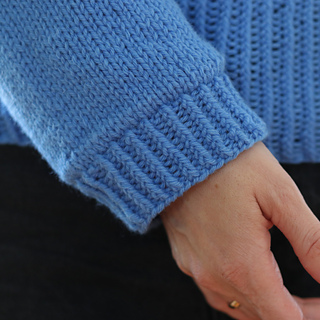 LAST LIGHT Sweater (Heavy Merino 'poppy blue')
