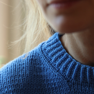 LAST LIGHT Sweater (Heavy Merino 'poppy blue')