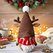 Gnome Christmas deer pattern