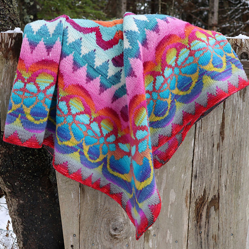 Flower Power DK Blanket