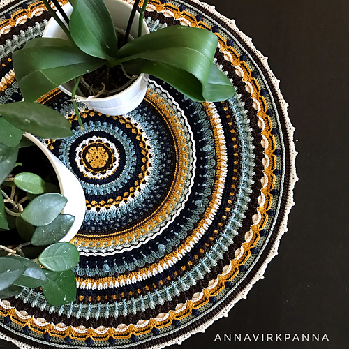 Ravelry: Aziza Mandala CAL pattern by Anna Nilsson