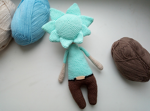 Rick and Morty strikkemønster - Anna Nazarova