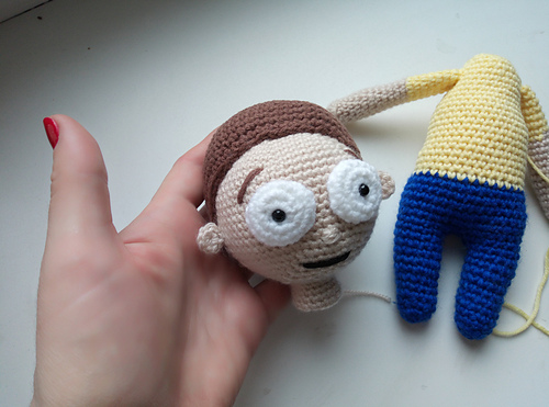 Rick and Morty strikkemønster - Anna Nazarova