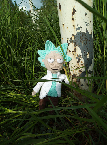 Rick and Morty strikkemønster - Anna Nazarova