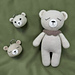 Bear plush & keychain pattern