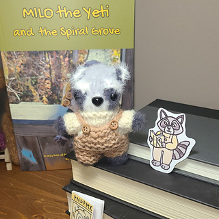 Promo Remy with his custom hand drawn sticker