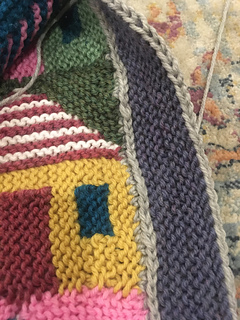 Russian bind off in same color as single crochet.
