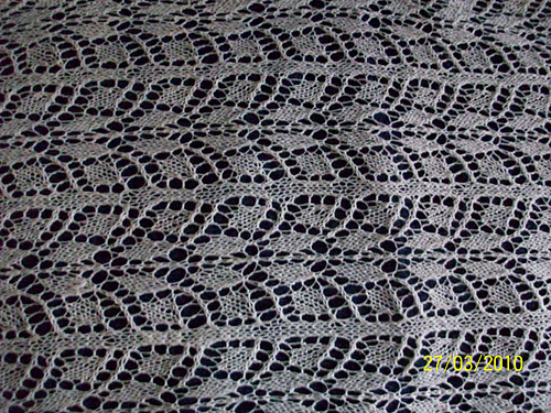 Lacy Leaf Wrap and Beret (Wrap) photo 2