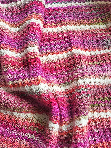 Pink Drift Baby Blanket