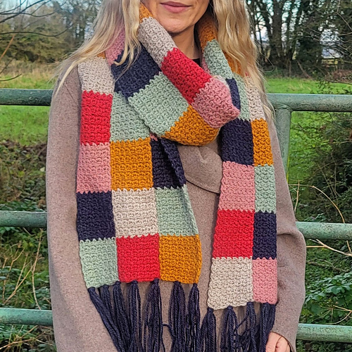 Bramley Patchwork Scarf