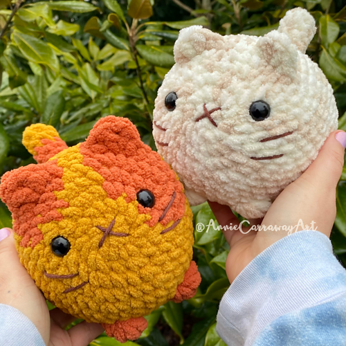 Cute Cat Plushies - Handmade by Annie