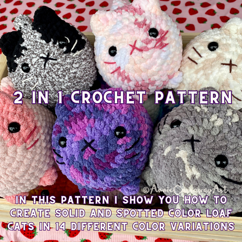 Cute Cat Plushies - Handmade by Annie