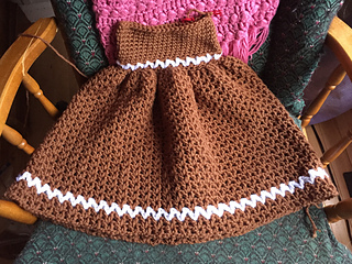 crochet gingerbread dress Ginger bread dress